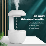 Anti-gravity Air Humidifier, Mute Countercurrent Levitating Water Drops Cool Mist Maker, Fatigue Relieve Fogger