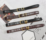 Women's Simple and Versatile Decoration Jeans Strap Genuine Leather Fashion Belt