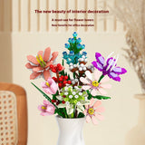 Building Blocks, Flower Decoration Bouquet Rose Assembled Toy