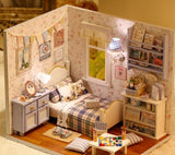 Creative Gift, DIY Hand-assembled House with Light Cabin