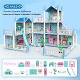 Girls' Playing House, DIY Assembled Princess House, Villa Toys