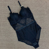 Sensual Lace Hollow Transparent Bodysuit