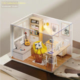 Mini DIY Sunshine Study Hand-assembled Wooden Building Model