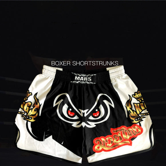 Comprehensive Fighting, Sanda Muay Thai Shorts, Boxing, Running Workout Pants