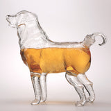Glass Craft Wine Chinese Zodiac Dog Bubble Whiskey Bottle