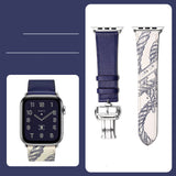 Butterfly Clasp Hand-stitched Strap for Smartwatch (Smartwatch not Included)