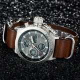 Relogio Masculino Luxury Brand Men's Quartz Hour Analog Digital LED Sports Watch, Army Military Wrist Gear