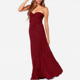 Long Party Gown, Club Floor-length Summer Backless Maxi Dress, Multiway Bridesmaids Boho Women's Vestidos