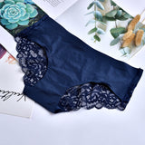French Rim Free Lace Antibacterial Ice Silk Briefs