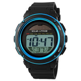 Students' Fashion, Waterproof Solar Watch
