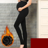 Winter Velvet Maternity Leggings, Pants for Pregnant Women, Warm Nursing Clothes, Thickening Pregnancy Trousers