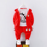 Boys' Cotton Tracksuit Set – Hoodie Jacket with Pants (Spring Autumn Kids Wear)