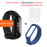 Global Version Xiaomi MI 3 Fitness Tracker, 0.78 OLED Touch Screen 50M Waterproof Band Smart Bracelet
