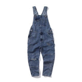 Men's Fashion, Straight Cargo Suspender Jumpsuit