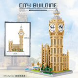 Big Ben Assembled Building Blocks Model, Miniature High-difficulty Small Particle Toy