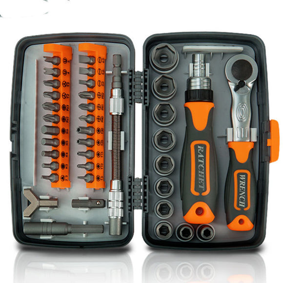 Household Combination Screwdriver Ratchet, Multi-Purpose Tool Set