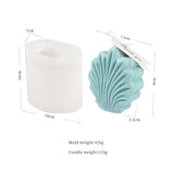 Three-dimensional, Geometric Cute Leaf Striped Shell, Silicone Mold or Mould