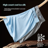 Ice Silk Arrow Pants, Comfortable Nylon Men's Boxers