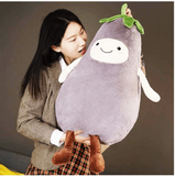 Cartoon Eggplant Figurine, Plush Toy