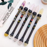 Natural Crystal Magic Wand, Halloween Truncheon Cane
