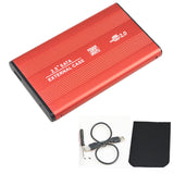 USB 3.0 Aluminum Alloy External Hard Drive Enclosure – Portable HDD/SSD Case, No Memory Included