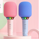Audio Integrated Microphone, Children's Handheld Karaoke Bluetooth Loudspeaker