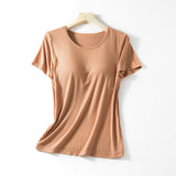 Women's Summerdale Loose-fitting Cup with Padded Chest, Blouse T-shirt