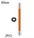 Faucet Extension Extender, Bathroom 360-degree Rotation Adjust Free Bending Faucet Splash-proof Universal Extension Tube