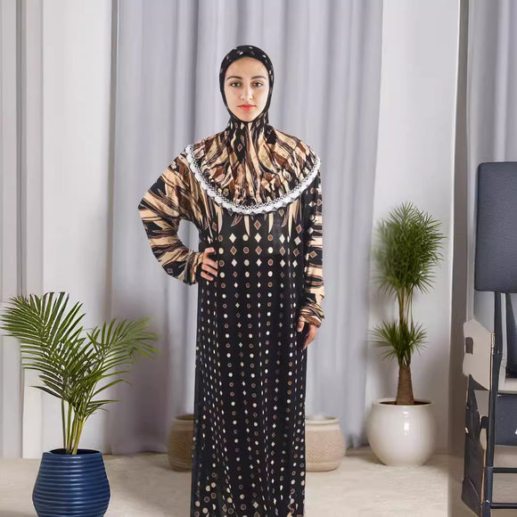Muslim Comfortable Robe, Arab Loose Dress