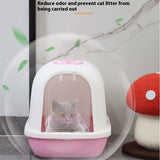 Fully Enclosed Cat Litter Box with Drawer – Odor Control & Splash-proof Design
