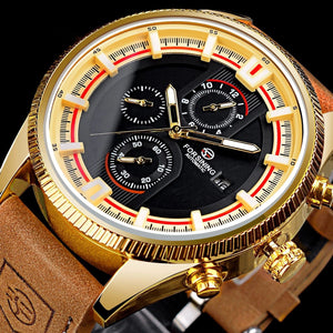 Leather Belt, Men's Sports Automatic Mechanical Watch
