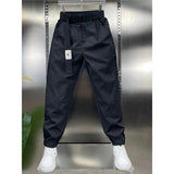Trendy Relaxed-fit Versatile Patchwork Cropped Pants