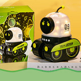 LED Night Light Starry Sky Projector Galaxy Robot Projection Lamp Bluetooth Music for Kids Bedroom Home Party Decoration