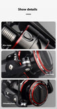Lure Fishing Wheel, Telescopic All Metal Fishing Rod Spinning Reel