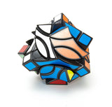 Blue and Colorful Pisces Rubik-cube