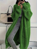 Style Icon, Loose Thick Knitted Coat for Women