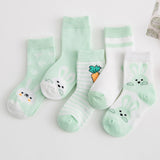 Cotton Breathable Unisex Kids' Socks (Pack of 2)