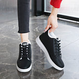 Women's Cotton Shoes wth Fleece, Sports Flat Sneakers