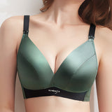 Ice Silk Nursing Bra for Maternity, Thin Stretch Comfortable Underwear