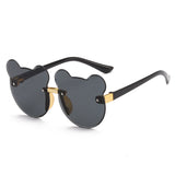 Cute Cat Ear, Frameless Sunglasses for Kids