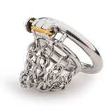 Skeletonized Chastity Lock, Potpourri Short Chain