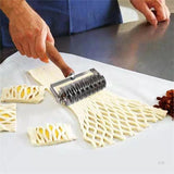 Stainless Steel Wooden Handle Dough Cutter and Curator
