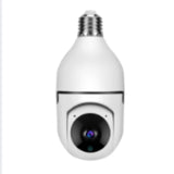 1080P WiFi Bulb Camera with 4× Zoom – E27 Home 5G WiFi Security & Alarm Monitor