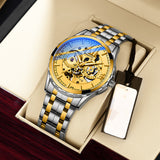 Men's Fashion Personality, Hollow Luminous Waterproof Alloy Watch