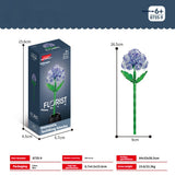 Building Block Flower Small Particle Assembly Toy