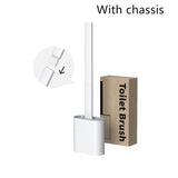Creative Wall-mounted Soft Brush with Cover for Toilet Washing