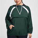 Hooded Running Sweatshirt, Women's Fitness Yoga Workout Tops