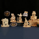 DIY Wooden Puzzle of Ghost Festival House
