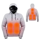 USB Heated Hooded Sweater – Electric Thermal Sweatshirt for Unisex Leisure Wear