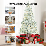 PVC Artificial Snow Christmas Tree, Mall Window Decoration Cedar, Festival Supplies